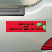 Autocollant De Voiture Citation Fun Celebrate Holidays (En voiture)