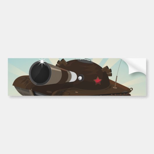 Autocollant De Voiture Citerne militaire (Devant)