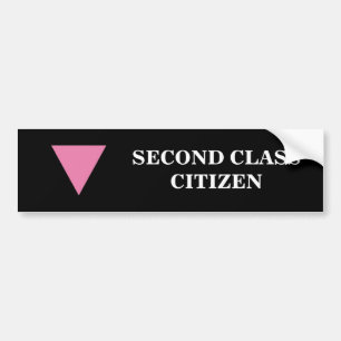 AUTOCOLLANT DE VOITURE CITOYEN DE DEUXIÈME CLASSE