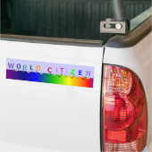 Autocollant De Voiture Citoyen du monde (Sur camion)