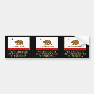 Autocollant De Voiture Citoyen fier de la Californie