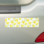 Autocollant De Voiture Citrons et feuilles (En voiture)