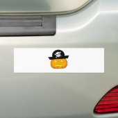 Autocollant De Voiture citrouille pirate (En voiture)