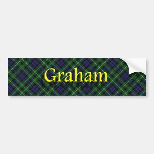 Autocollant De Voiture Clan Graham Scottish (Devant)
