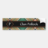 Autocollant De Voiture Clan Pollock Sticker Tartan Bumper (Devant)