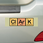 Autocollant De Voiture Clark a fait des éléments (En voiture)