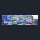 Autocollant De Voiture Claude Monet - Nymphéas / Nymphéas 1919<br><div class="desc">Nymphéas (W.1852) - Claude Monet,  Huile sur toile,  1916-1919</div>