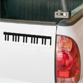 Autocollant De Voiture Clavier de piano (Sur camion)