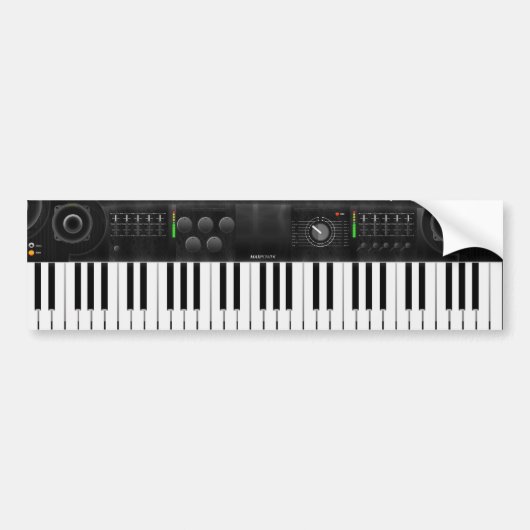 Autocollant De Voiture Clavier électronique (Devant)