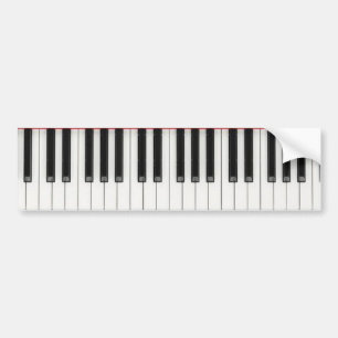 Autocollant De Voiture Clés de clavier de piano
