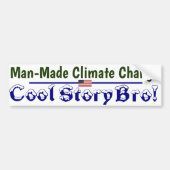 Autocollant De Voiture Climate Change Cool story brun (Devant)