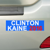 Autocollant De Voiture Clinton Kaine 2016 (En voiture)