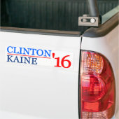 Autocollant De Voiture Clinton Kaine 2016 (Sur camion)
