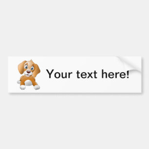 Autocollant De Voiture Clipart Brown de chien