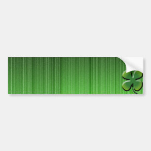 Autocollant De Voiture Clocher vert à quatre feuilles
