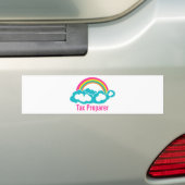 Autocollant De Voiture Cloud Rainbow Tax Preparing (En voiture)