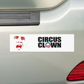 AUTOCOLLANT DE VOITURE CLOWN DE CIRQUE (En voiture)