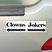 Autocollant De Voiture Clowns et jokers (En voiture)