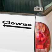 Autocollant De Voiture Clowns gauches (Sur camion)