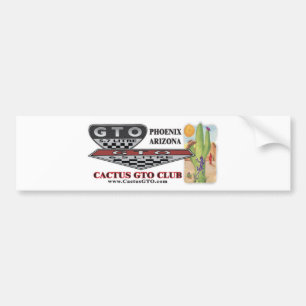 Autocollant De Voiture Club du cactus GTO