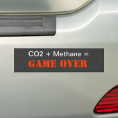 Autocollant De Voiture CO2 + Méthane = jeu plus de (En voiture)
