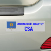 Autocollant De Voiture Co K 2e INFANTERIE MISSOURI (En voiture)