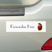 Autocollant De Voiture Coccinelle repérée chic avec le nom (En voiture)