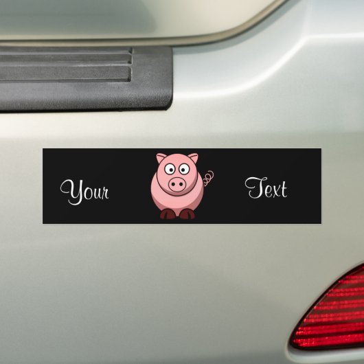 Autocollant De Voiture Cochon (En voiture)