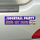 Autocollant De Voiture Cocktail 2020 drôle de parodie d'élection (En voiture)