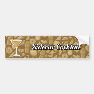 Autocollant De Voiture cocktail Sidecar