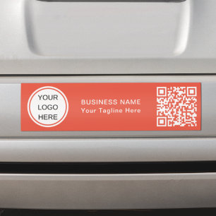 Autocollant De Voiture Code QR moderne et logo professionnel Voiture prof