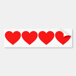 Autocollant De Voiture Coeur