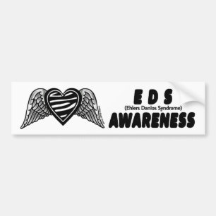 Autocollant De Voiture Coeur/ailes...EDS