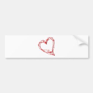 Autocollant De Voiture Coeur brisé