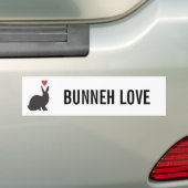 Autocollant De Voiture Coeur Bunneh (En voiture)