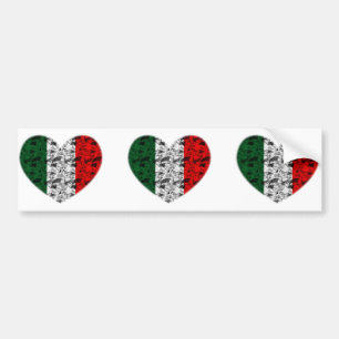 Autocollant De Voiture Coeur de l'Italie