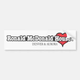 Autocollant De Voiture Coeur de Ronald McDonald