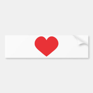 Autocollant De Voiture coeur rouge