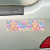Autocollant De Voiture coeurs de bonbons valentines (En voiture)