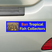 Autocollant De Voiture Collecteurs tropicaux de poissons d'interdiction (En voiture)