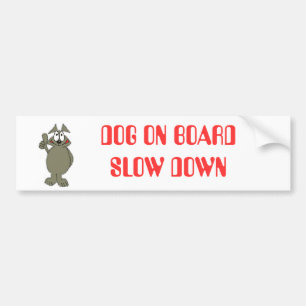 Autocollant De Voiture Collier Doggy Bumber
