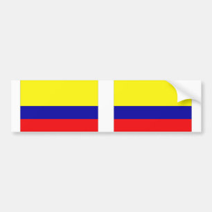 Autocollant De Voiture Colombia flag