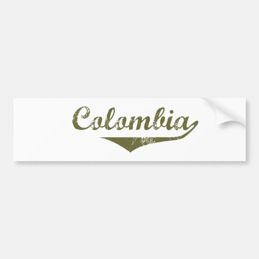 Autocollant De Voiture Colombie (Devant)