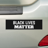 Autocollant De Voiture Colonne de pare-chocs Black Lives Matter (En voiture)