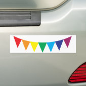Autocollant De Voiture Colonne de pare-chocs Gay pride (En voiture)