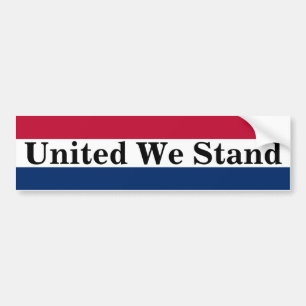 Autocollant De Voiture Colonne de pare-chocs United We Stand