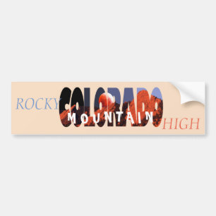 Autocollant De Voiture Colorado - Rocky Mountain High