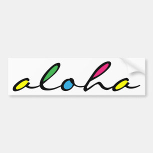 Autocollant De Voiture coloré ALOHA