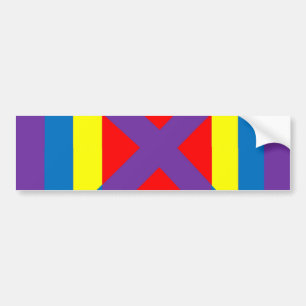Autocollant De Voiture Colorful Square