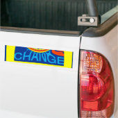 Autocollant De Voiture Colorful USA Change : Un design festif (Sur camion)